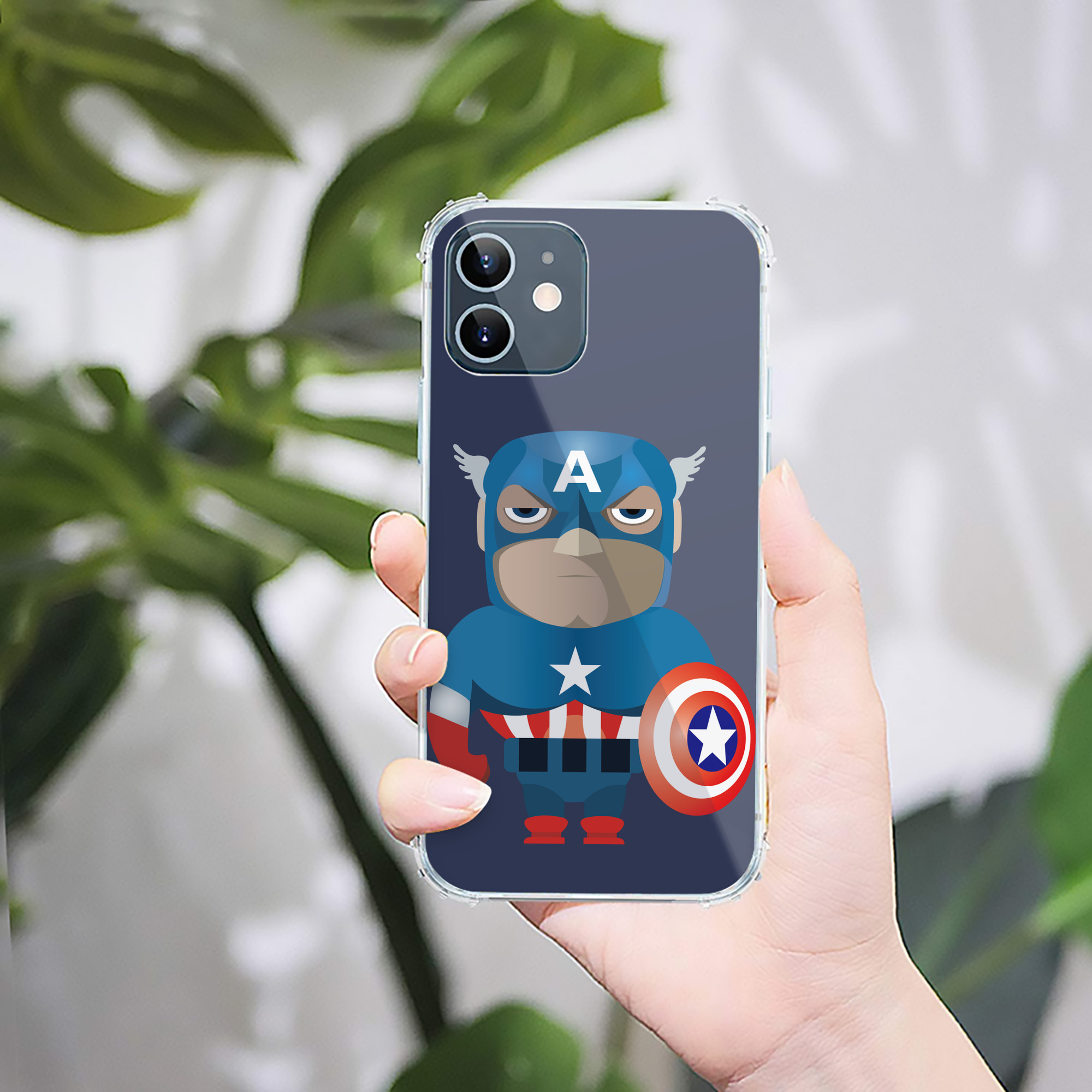 （画像用） アベンジャーズ The Avengers 【iPhone 12シリーズ対応】透明スマホケース（クリアソフトケース）